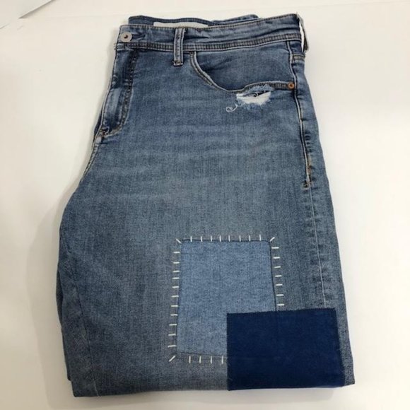 Anthropologie Blue Boyfriend Jeans - Picture 11 of 14